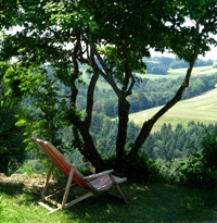 liegestuhl mit aussicht