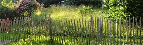 über den gartenzaun