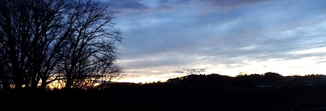 märzhimmel am abend